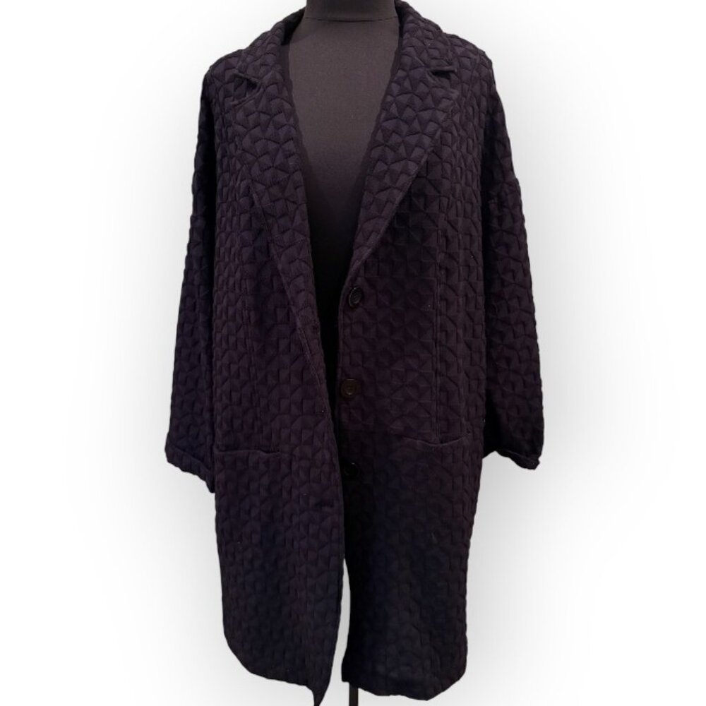 DIDI soft half long, dark blue jacket